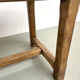 Small old farmhouse table with square legs