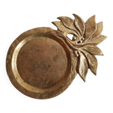 Plateau en bronze doré
