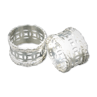 Pair of Boxed and Hallmarked Silver Napkin Rings