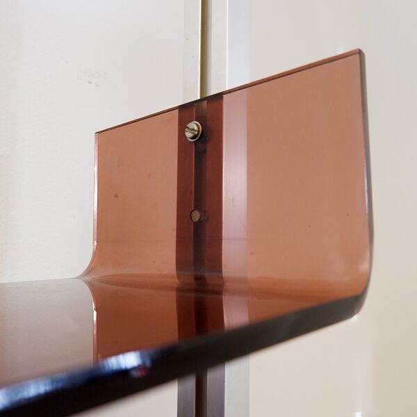 Étagère sol/plafond ou bar (Claustra) Michel Dumas pour Roche Bobois, années 1970