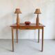 Pair of Table Lamps in Handwoven Wicker and Rattan, France, 1960s