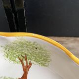 Olive pattern slip dish