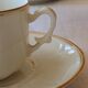 Coffee service for 8 cups with saucers in Limoges porcelain – Gold trim