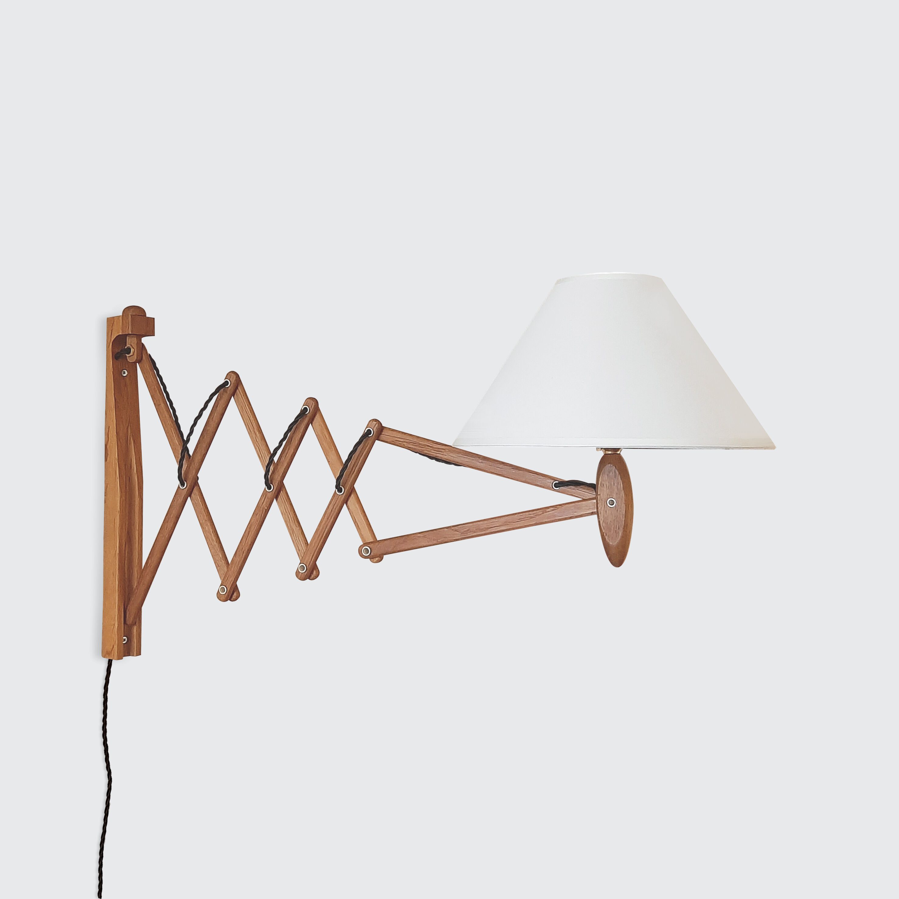 Concertina wall lamp by Erik Hansen