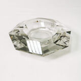Crystal ashtray, Val Saint Lambert, Belgium, 1950s
