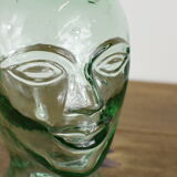 Decorative glass head