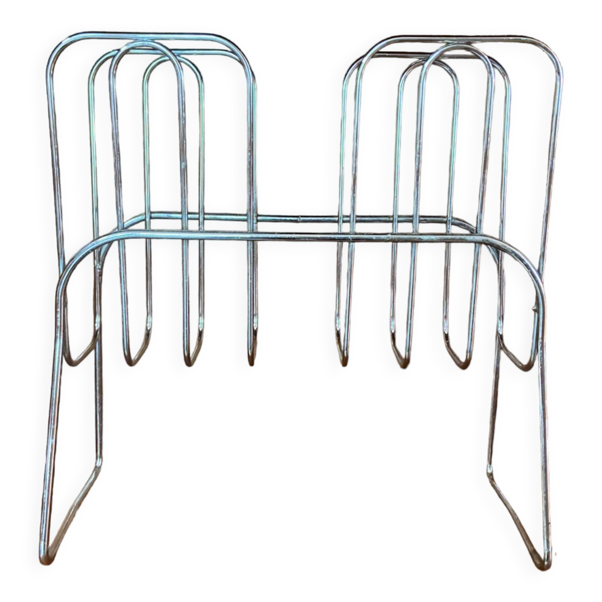 Chrome magazine holder 70s-80s