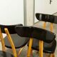 Set of 6 restored Luterma "banana" chairs