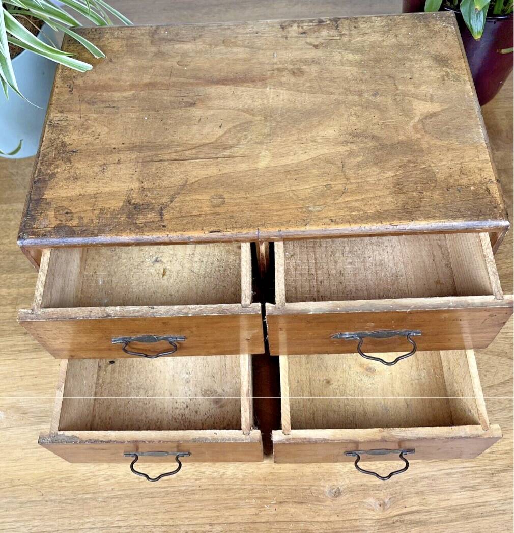 Small wooden storage unit