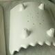 Asparagus dish in slip drainer 20th