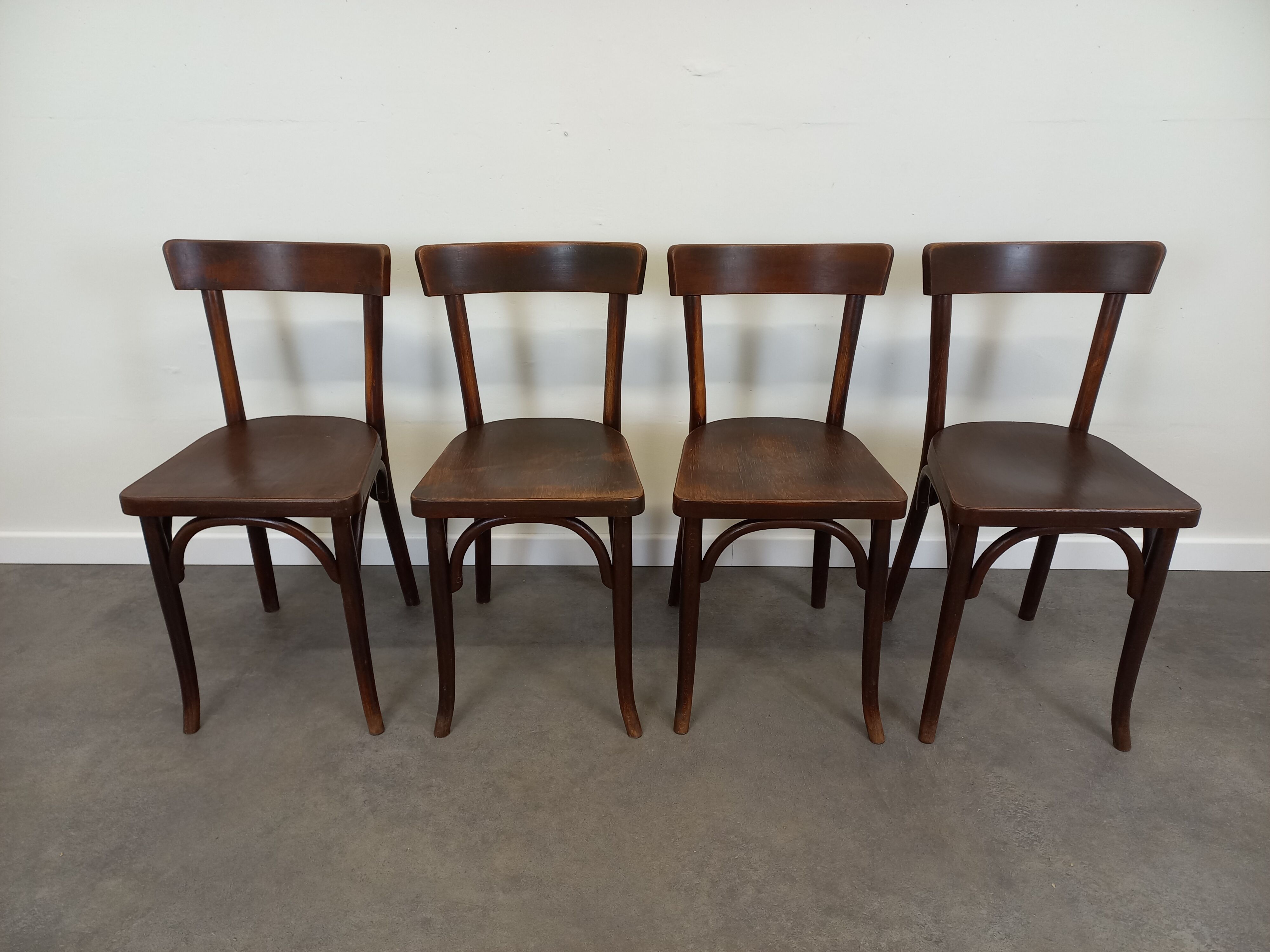 Vintage bistro chairs lot of 4