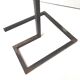 Candlestick pique candle 1950 metal and brass height 124cm