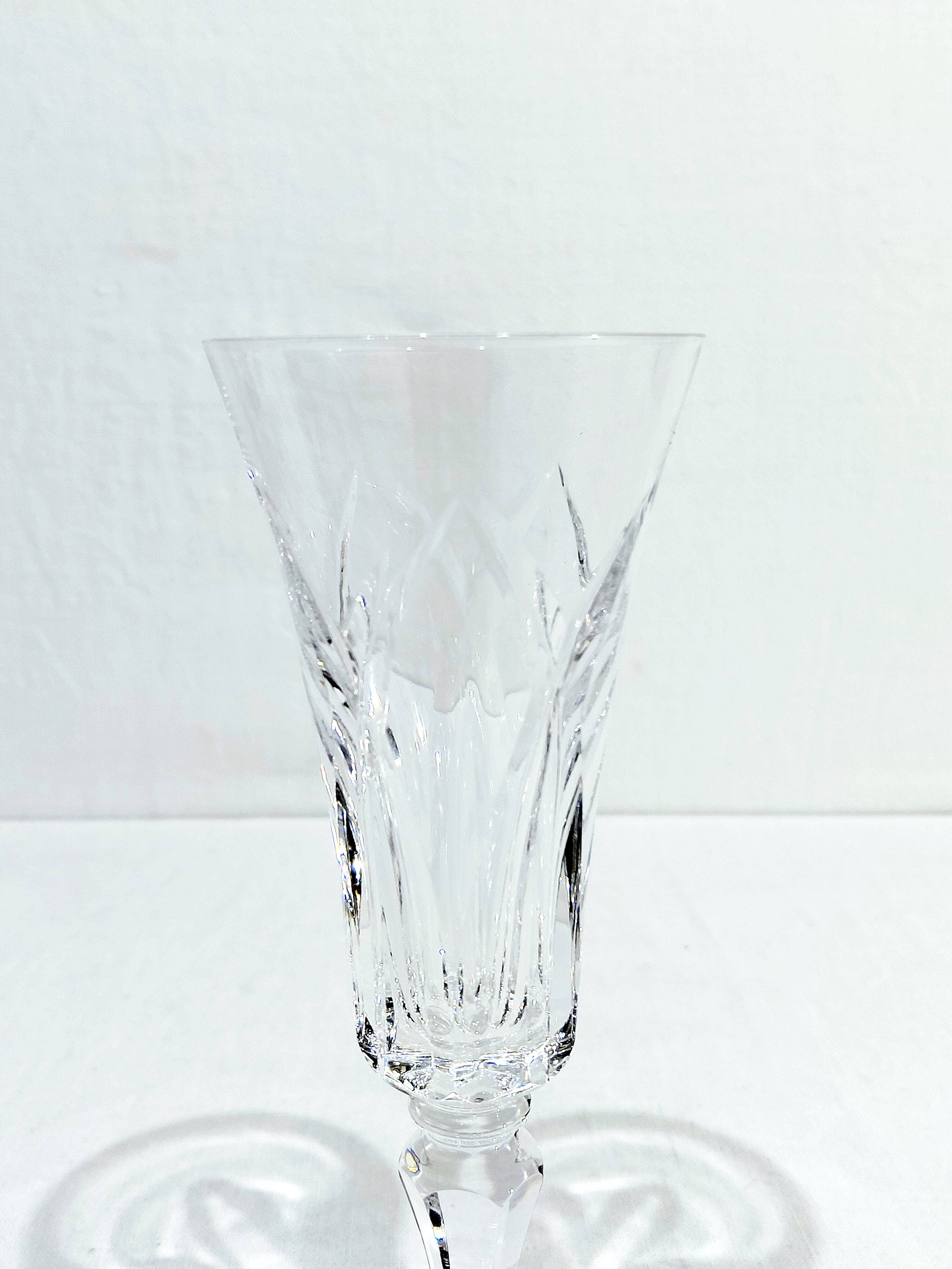 11 CHAMPAGNE FLUTES ST LOUIS CAMARGUE MODEL