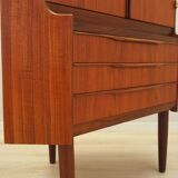 Meuble d'angle en teck, design danois, années 1970, production : Danemark