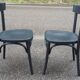 Set of 2 vintage bistro chairs