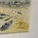 20th century Impressionist school - Vassaux - Marine watercolor - Noirmoutier