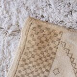 Vintage White Berber Rug - 318 x 180 cm