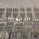 12 forks, 12 silver-plated fish knives Boulenger LXV