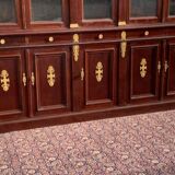 Mahogany bookcase 10 doors