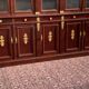 Mahogany bookcase 10 doors