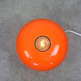 Rare Orange Mushroom Table Lamp by Luigi Massoni for Guzzini, 1970s