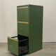 Metal filing cabinet with 3 drawers, 1970s.