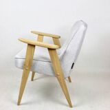 Fauteuil Modèle 366 Bouclé Beige par Józef Chierowski, 1970s