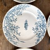 Badonviller ironstone plates "Roses"