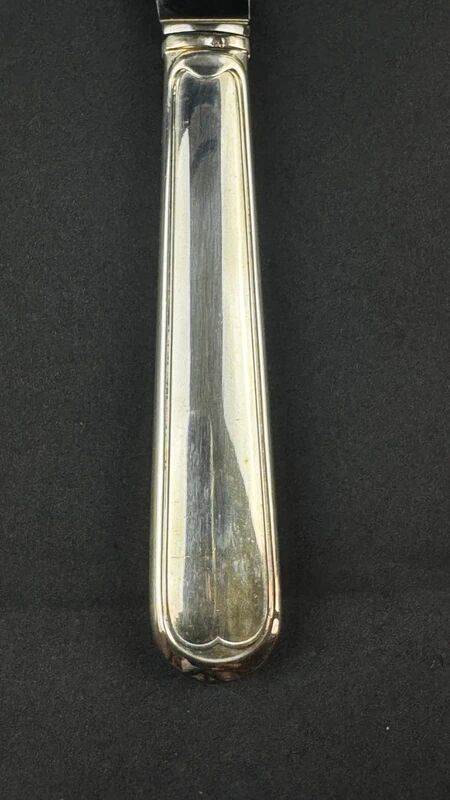 Set of 24 silver-plated knives SFAM, filet model.