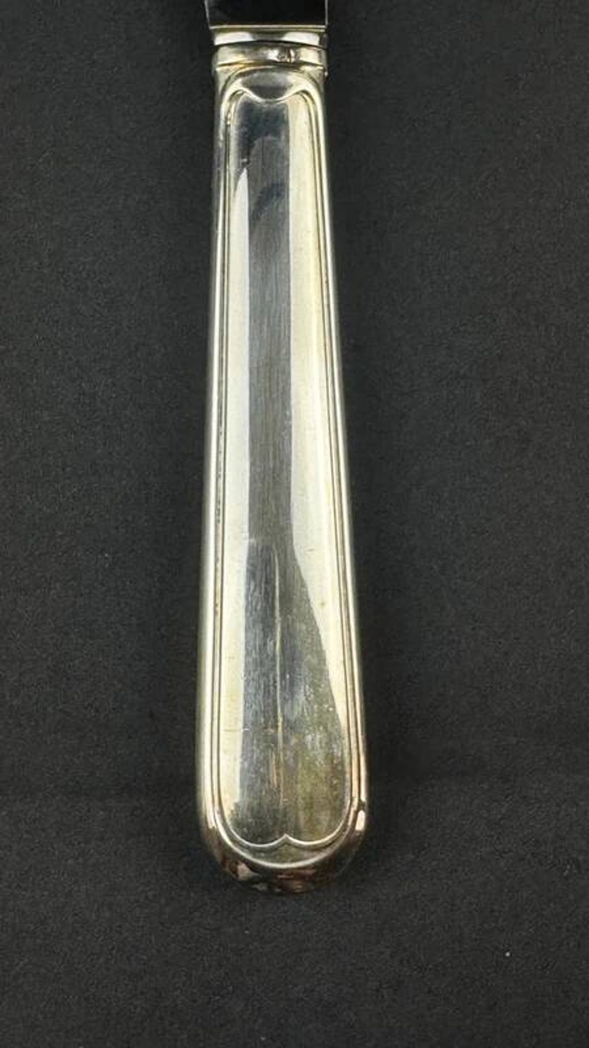 Set of 24 silver-plated knives SFAM, filet model.