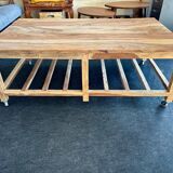 Large AMPM coffee table on wheels