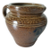 Glazed stoneware jug – hand-painted decoration