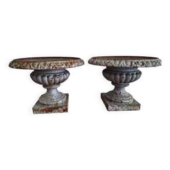 Paire de vases Medicis fonte