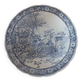 Large blue Delft plate from Boch.