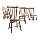 Set of 6 Vintage Chairs in the Japandi Brutalist Style