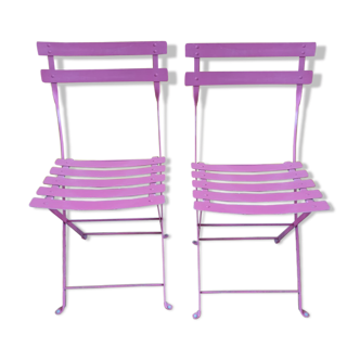 Vintage folding garden chairs 60