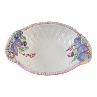 Barbotine serving dish