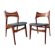 Paire de chaises danoises modele 310 d'Erik Buck, 1960