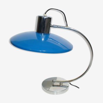 Blu/azur italian table lamp,1960s.