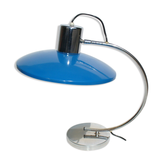 Blu/azur italian table lamp,1960s.