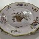 Decorative porcelain plate with hanging signed VP