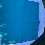 6 damask cotton towels tinted emerald blue