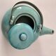crackle effect ceramic teapot