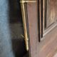 Pair of 18th century oak woodwork castle doors with putti