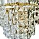 Kinkeldey crystal glass wall lamp, Austria 1970