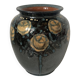 Beautiful ceramic vase with floral decoration by Paul Jacquet dating from the 1930s
