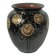 Beautiful ceramic vase with floral decoration by Paul Jacquet dating from the 1930s