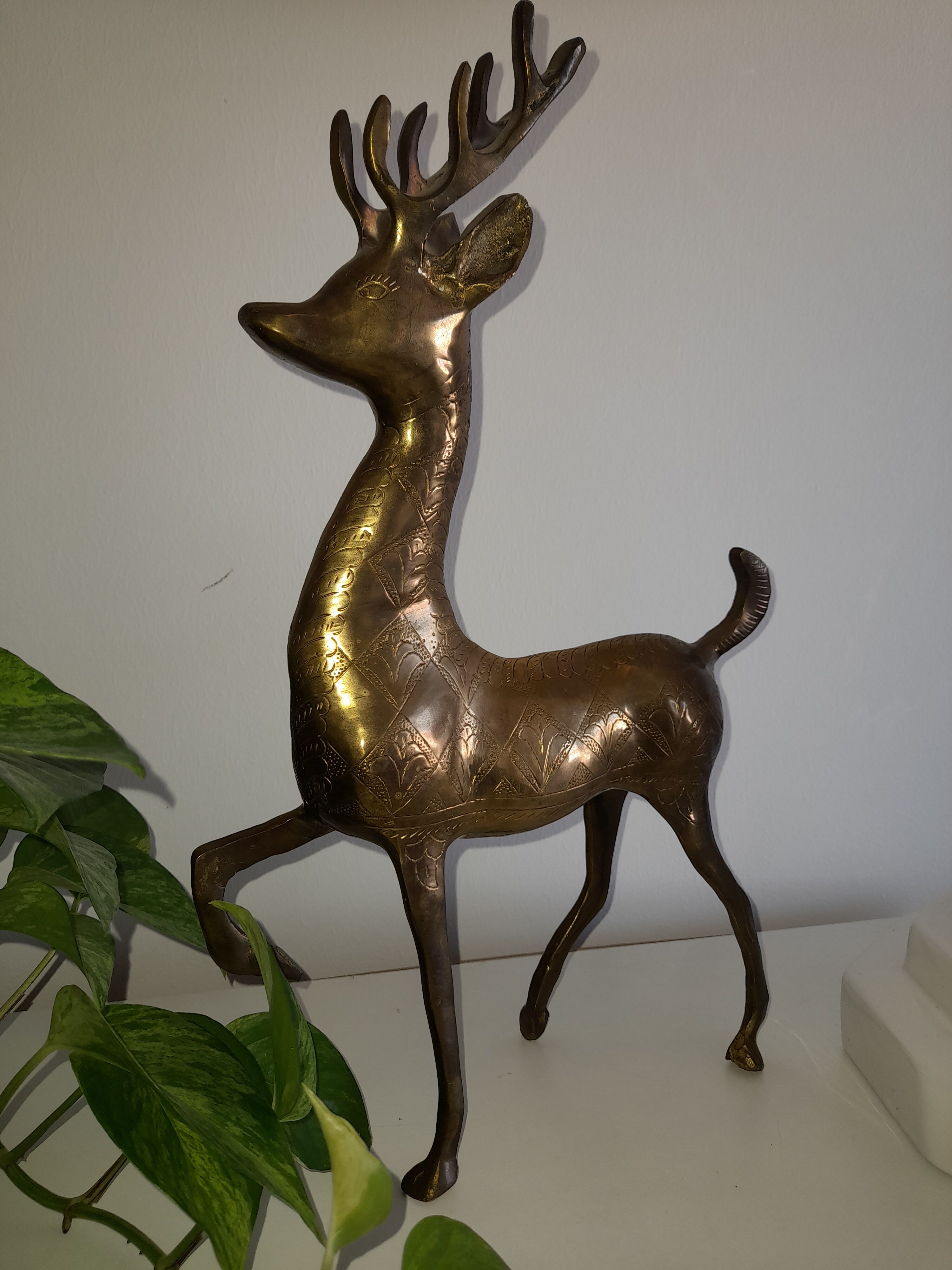 Brass deer
