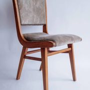 Lot de 4 chaises de salle à manger vintage en bois