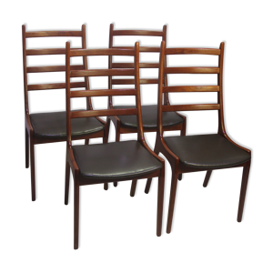 4 chaises en teck par